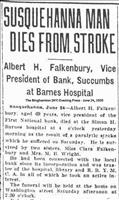 Falkenbury, AlbertH